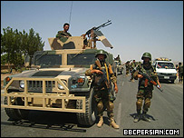 سربازان ارتش افغانستان در شیندند