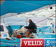 Sir Robin sailing into Fremantle