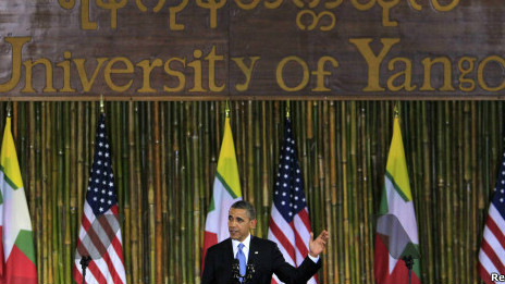 Obama phát biểu tại Đại học Rangoon