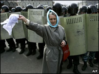 Demonstraţie la Sankt Petersburg