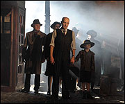 'Supers' on stage in 'An Inspector Calls'