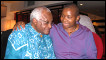 Rose with Archbishop Desmond Tutu
