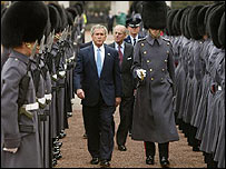 राष्ट्रपति बुश लंदन में 