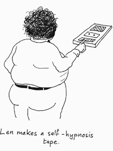 Len makes a self-hypnosis tape