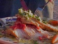 Skate Wing with a White Wine Sauce