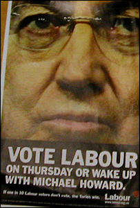 Pôster da campanha trabalhista