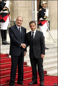 Sarkozy ve Chirac