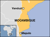 Mapa de Moçambique