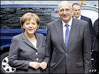 مرکل و رئیس جمهور سوئیس 