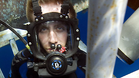 Philippe cousteau diving