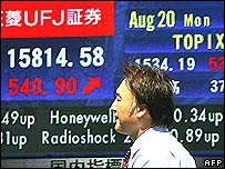 Cổ phiếu Nhật Bản đã bị ảnh hưởng nặng nề bởi cơn sụt giảm mới đây