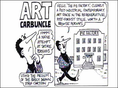 Chris Donald's 'Art Carbuncle' cartoon strip
