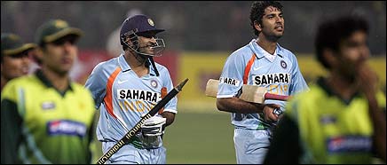 Mahendra Dhoni and Yuvraj Singh