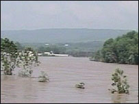 Enchente nos Estados Unidos