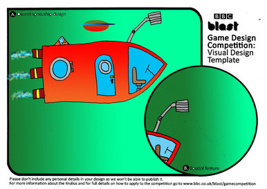 Spaceship-Visual Design