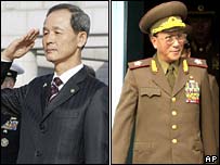 Bộ trưởng Kim Jang Soo và người tương nhiệm, Kim Il Chul