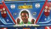 Michaels Essien's face painted on the back of a bus in Kenya
