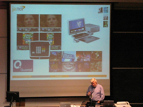 Tim Marshall JANET(UK) with Quantel Paintbox images