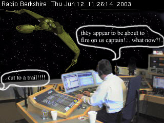 The studio in space