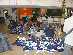 Crazy amount of backstage goodie bags