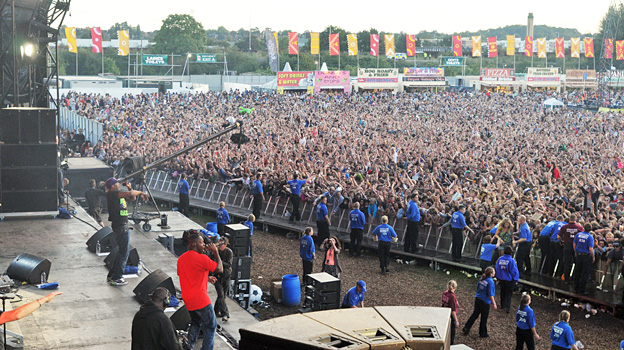 Dizzee Rascal on the Main Stage