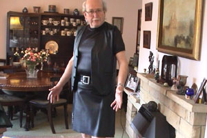 Hamish has given up trousers