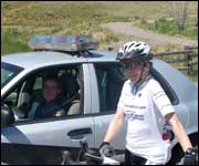 Jane Tomlinson and American police officer