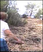 Mountain road in Ibiza