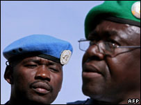 Dafur'daki barış gücü askerleri