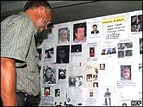 Danh sách người mất tích