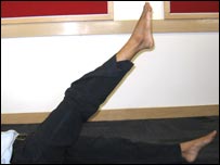 पाद संचालन की एक मुद्रा