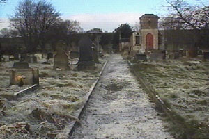 Nigel visits the cemetery