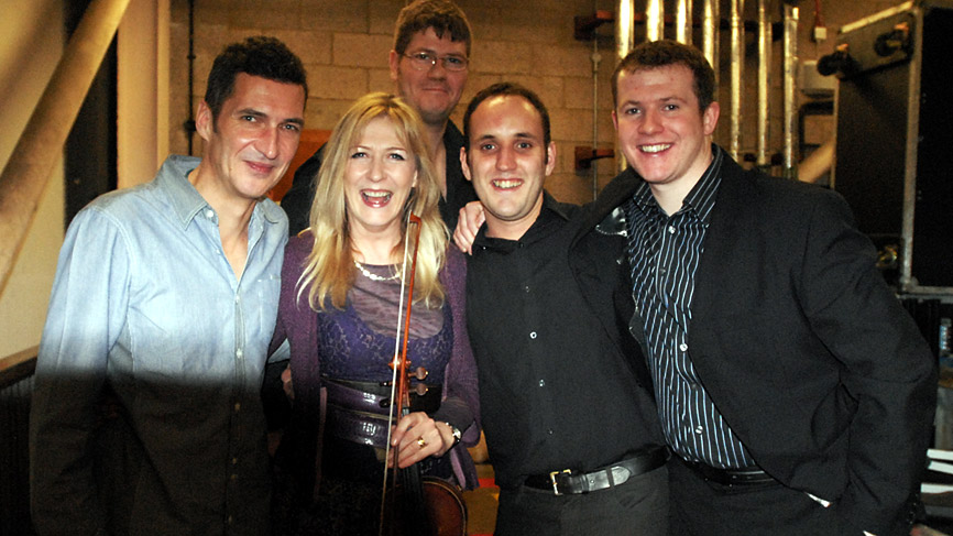 Backstage at The Jewels of the Ocean - live at the Old Fruitmarket. Photo by Louis Decarlo