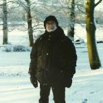 Ron on his morning walk Ron on his morning walk