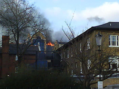 Royal Marsden fire. Photo Dan Flynn