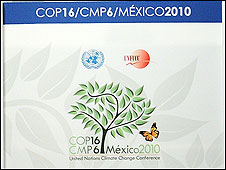 Logo de la conferencia sobre el cambio climático en Cancún