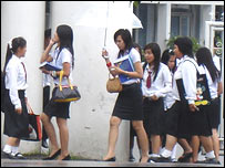 Adolescentes na China