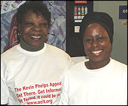 Kevin's mum with Appeal Co-ordinator