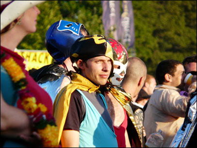 Fancy dress at Big Chill 2008