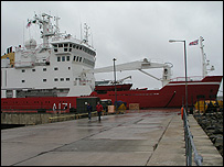 HMS Endurance at Mare Harbour