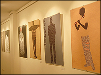 پوسترهايی از رضا عابدينی در نمايشگاه آثار او