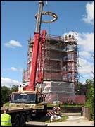 Restoration work in progress