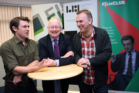 Owen Sheers, Leighton Andrews and Marc Evans at Mission Possible