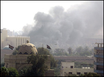 Bağdat'ta patlamanın olduğu yer