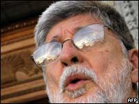 O ministro das Relações Exteriores, Celso Amorim, em Genebra