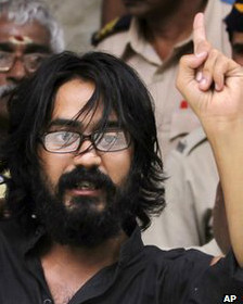 رسام الكاريكاتير الهندي عاصم ترايفيدي