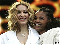 مدونا و برهان در کنسرت لایو 8