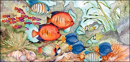 ننگيالی و توريالی به دو ماهی نارنجی تبديل شده اند.