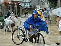 Bir sel felaketinin mağdurları