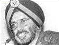 ہندوستانی فوج کے سربراہ جوگیندر سنگھ 